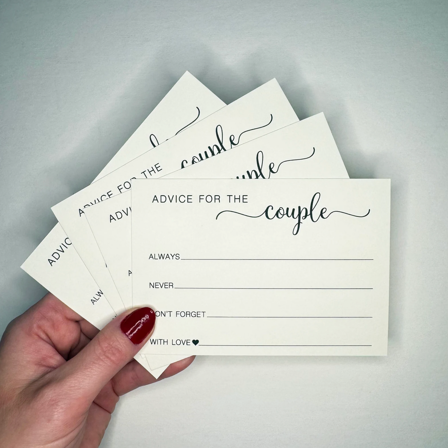 Advice for the Couple Cards: Always, Never, Don't forget... Digital Download
