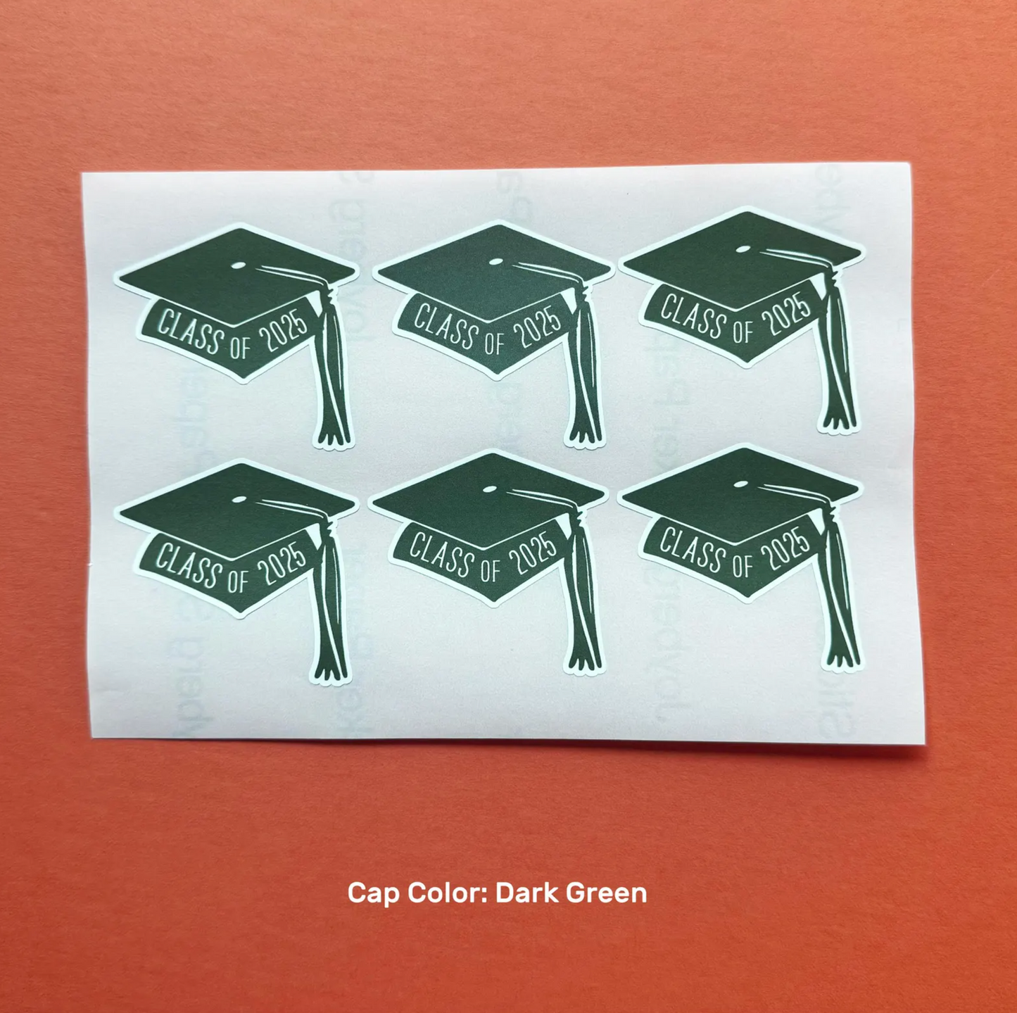 Class of 2025 Graduation Cap Stickers- Graduation Announcement Envelope Seals