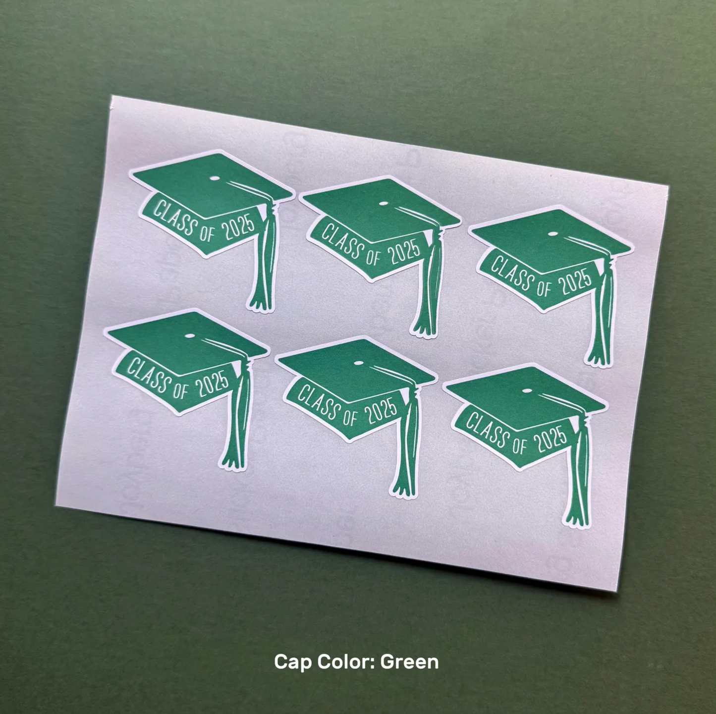 Class of 2025 Graduation Cap Stickers- Graduation Announcement Envelope Seals