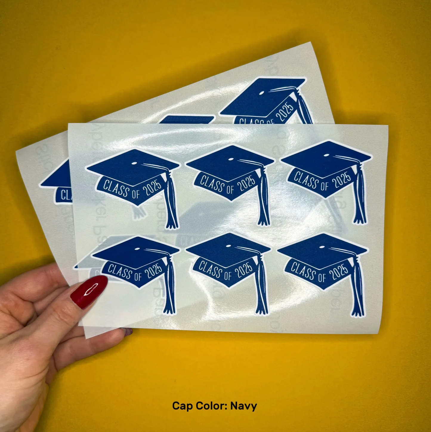 Class of 2025 Graduation Cap Stickers- Graduation Announcement Envelope Seals