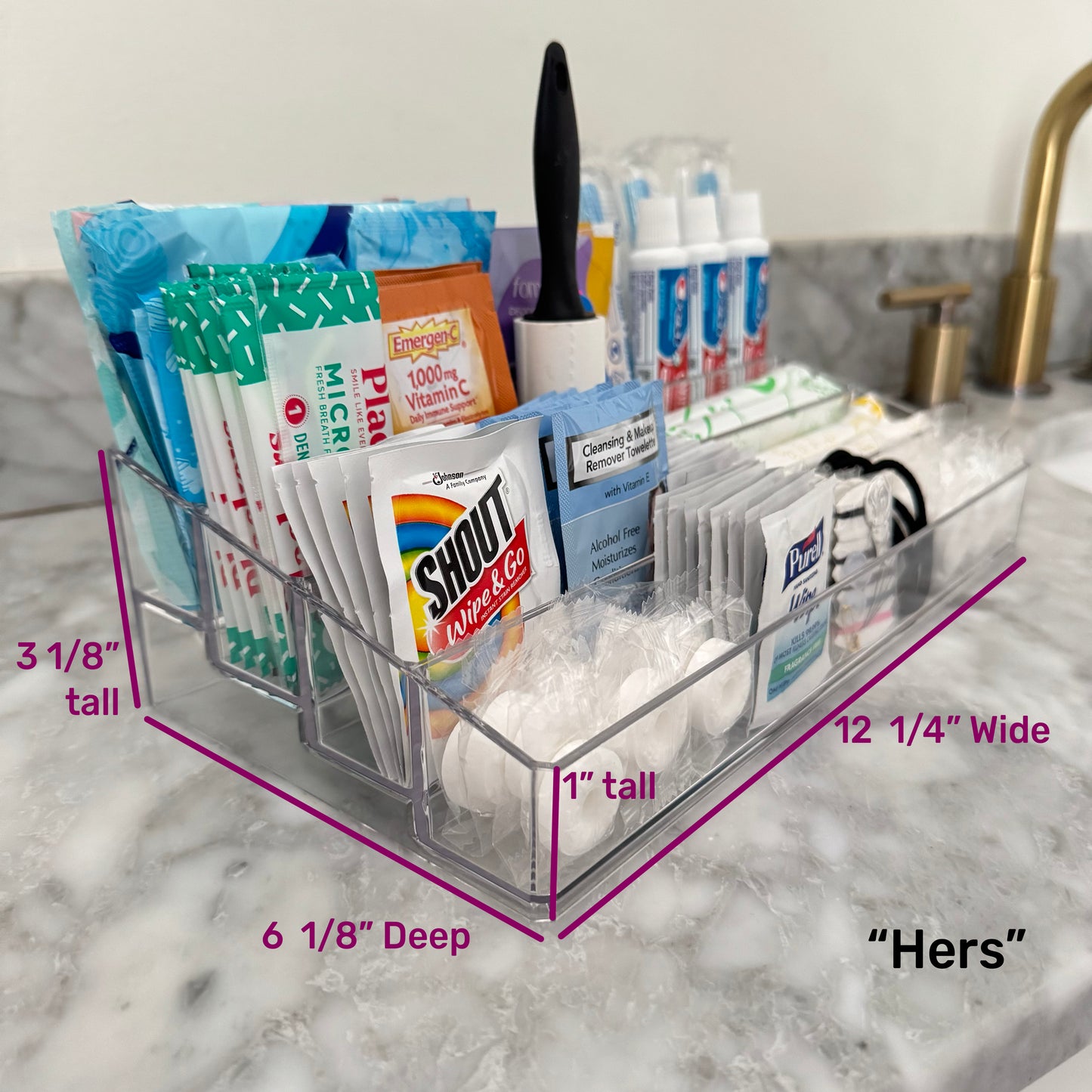 Super Deluxe His and Hers Wedding Bathroom Large multi-level Trays
