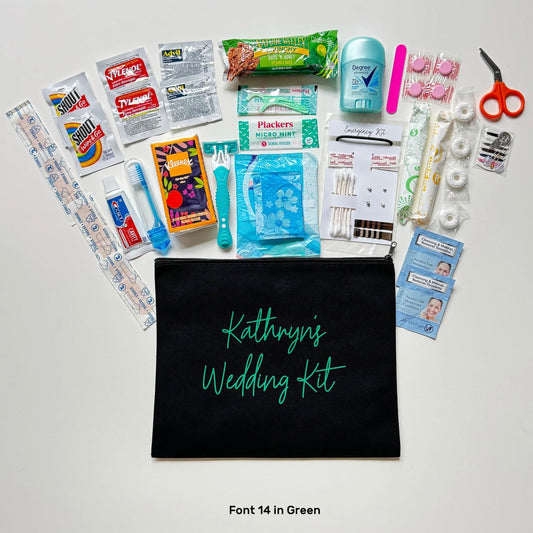 Bridal Emergency Kit- Large Black Bag