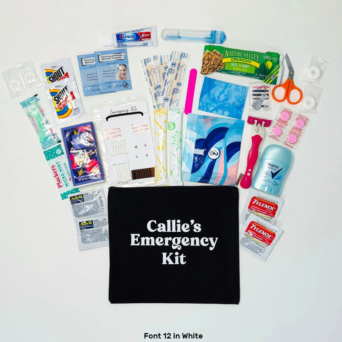 Bridal Emergency Kit- Medium Black Bag