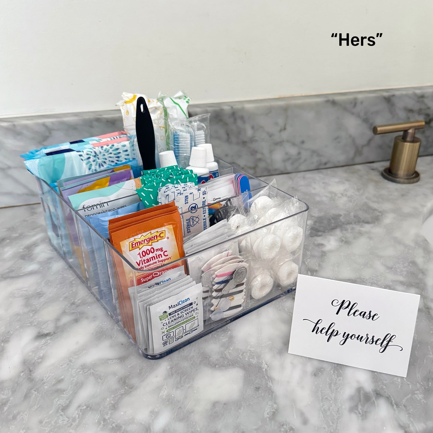 Super Deluxe His and Hers Wedding Bathroom Large Trays
