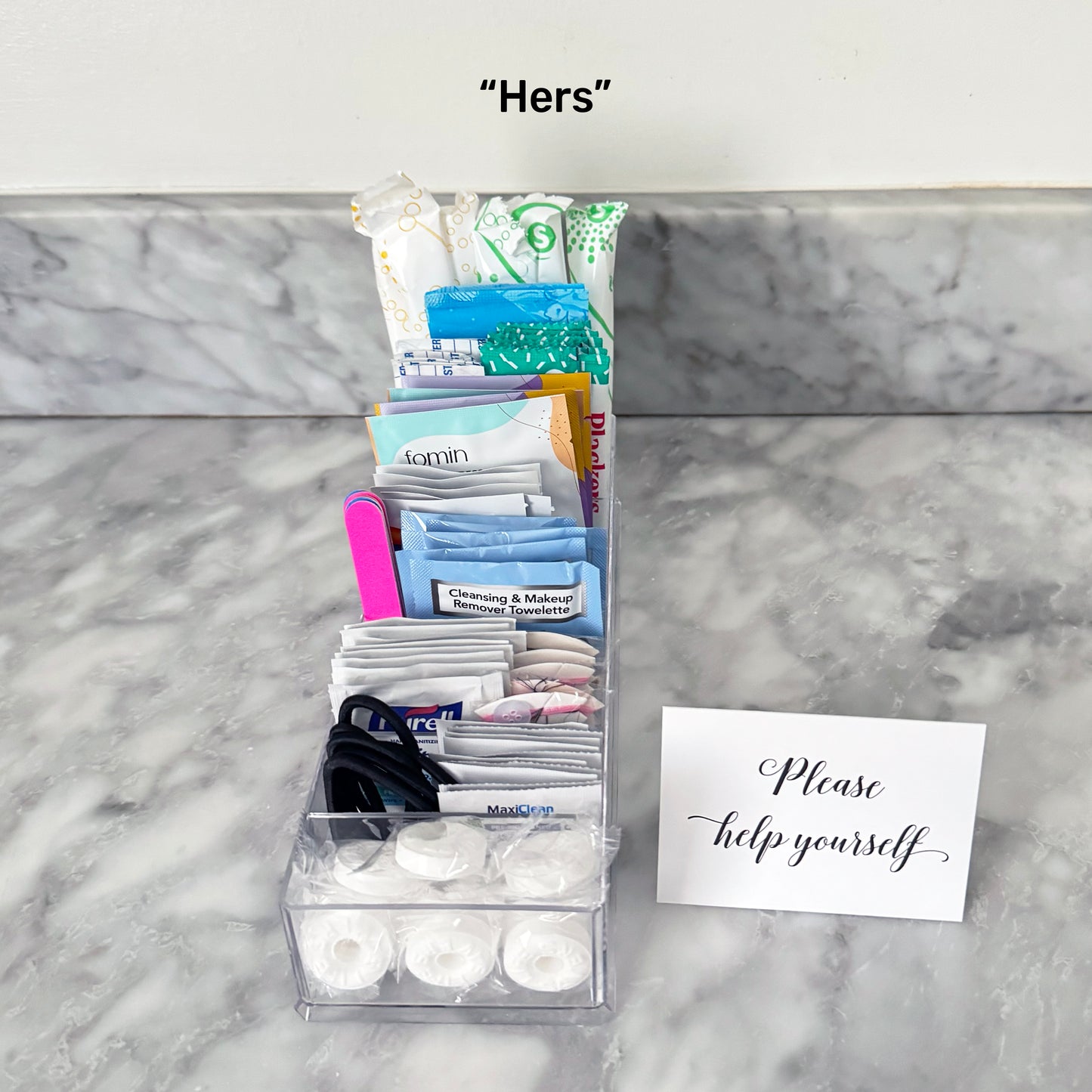 Deluxe His and Hers Wedding Bathroom Trays
