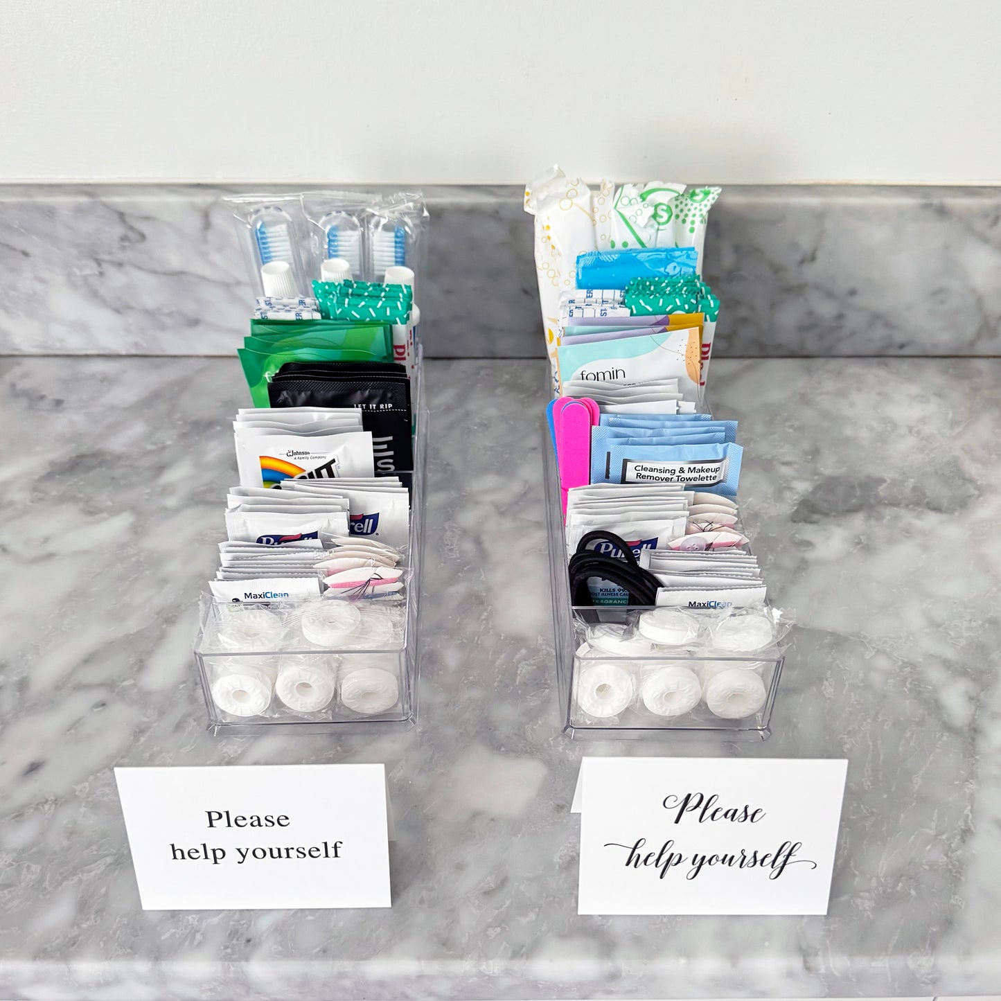 Deluxe His and Hers Wedding Bathroom Trays