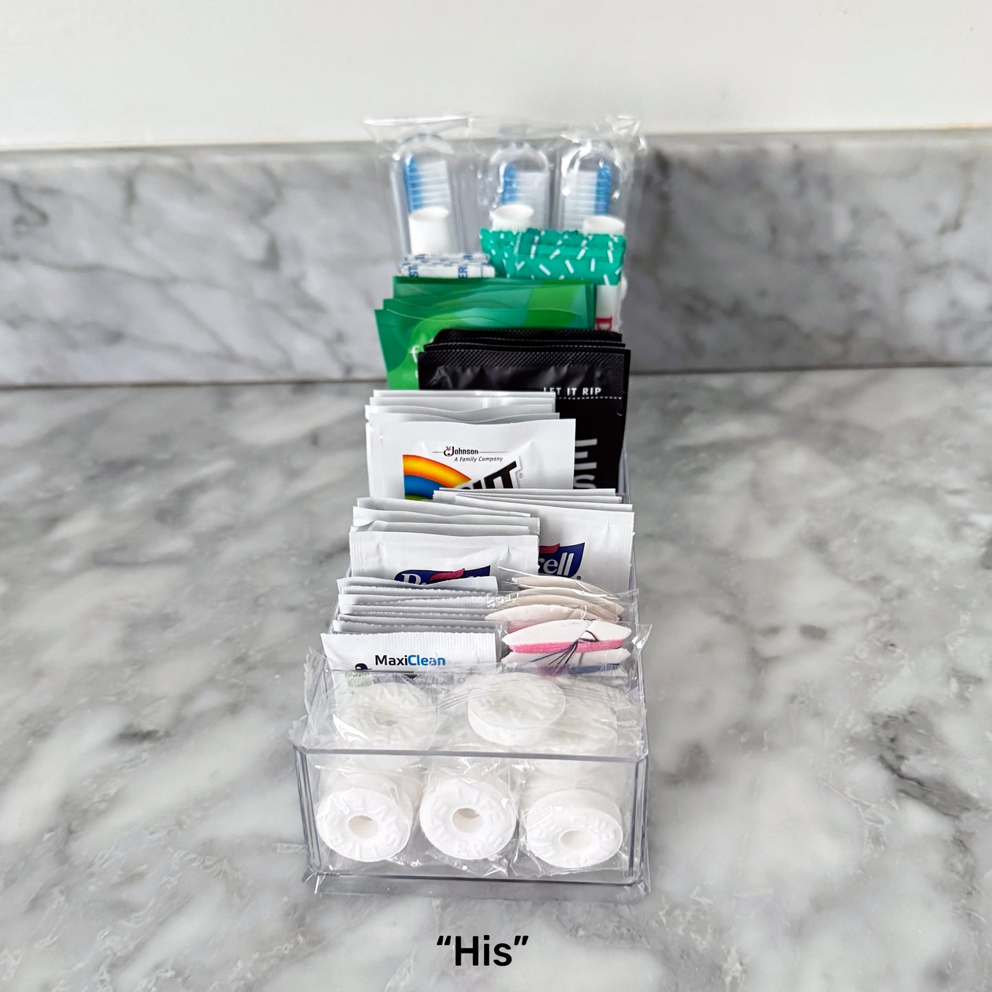 Deluxe His and Hers Wedding Bathroom Trays